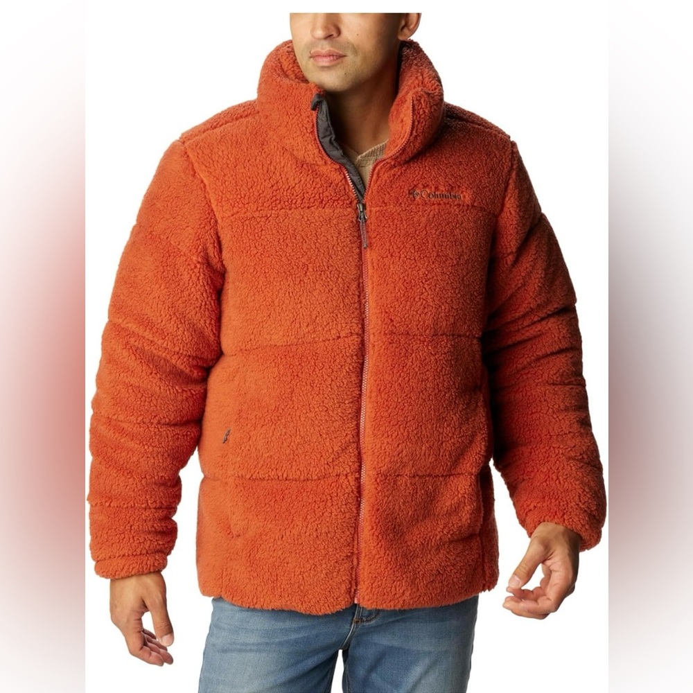 🔥Mens Columbia Puffect Sherpa Jacket